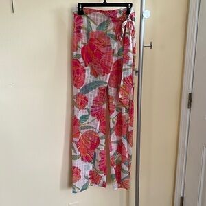 Trina Turk floral swim coverup